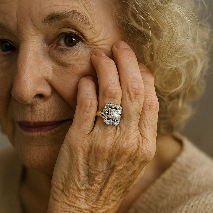 Vintage Prsten se Zirkony